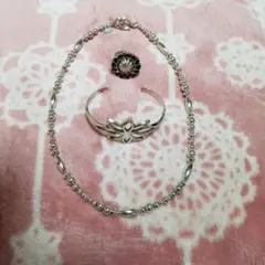 インディアンジュエリーセット ナバホ オニキス