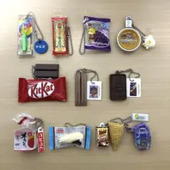 ガチャガチャ カプセルトイ ミニチュア　食品ガチャ お菓子　11点まとめ売り