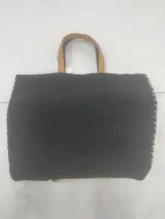 かごバッグ 黒とベージュ　新品未使用品