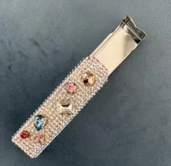 スワロフスキー　ハンドメイド　ガム入れ