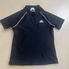 adidas 黒 ラッシュガード 140