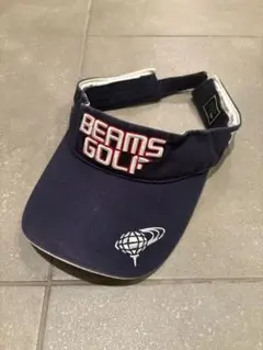ビームスゴルフ　サンバイザー　ネイビー