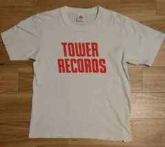 TOWER RECORDS プリントTシャツ ホワイト
