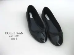 COLE HAAN フラットシューズ 黒 5(22cm) バレエシューズ
