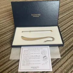 【未使用】MIKIMOTO　パール ブックマーク ボールペン セット　箱付き