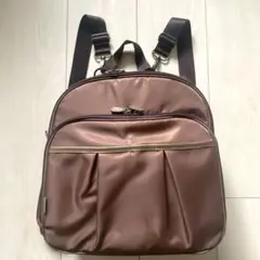 【美品】軽量リュックバック パック肩当て付き 2way タイ プ雨よけカバー付き