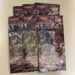 遊戯王OCG CRIMSON CRISIS 6パック　未開封