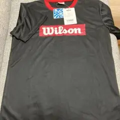 Wilson 半袖Tシャツ 160 黒/赤