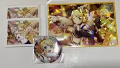 プロセカ 鏡音リン 缶バッジ ぱしゃこれ ポストカード 特典
