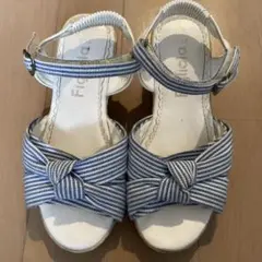 Figliola ストライプリボンサンダル 21.0cm