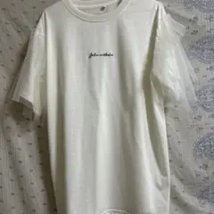 緊急値下げ　半袖　チュールTシャツ　Lサイズ