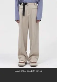 〖完売商品〗WESTBOY ストレート スラックス ベージュ