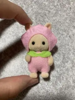 シルバニアファミリー　うさぎ　桃