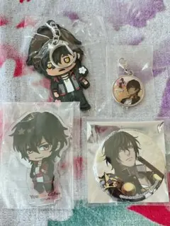 刀剣乱舞 大倶利伽羅グッズセット（極コトブキヤ缶バッチ/アクスタ/キーホルダー）