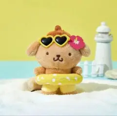 オリーブヤング サンリオコラボ ポムポムプリン ぬいぐるみキーホルダー