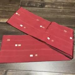 さが美購入　赤い半幅帯