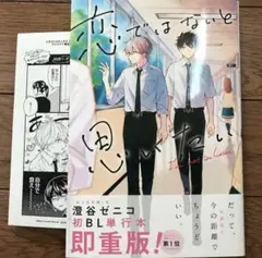 BL本　恋ではないと思いたい　澄谷ゼニコ　BLコミック　漫画　まとめ売り　マンガ