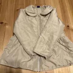 クレッシェント　中わた入りジャンパー　ベージュ　130cm