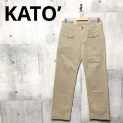 KATO’ カトー メンズ チノブッシュパンツ チノパン M ベージュ