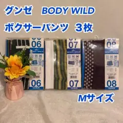 H52　グンゼ　メンズ　ボクサーパンツ　下着　肌着　インナー　まとめ　３枚　M