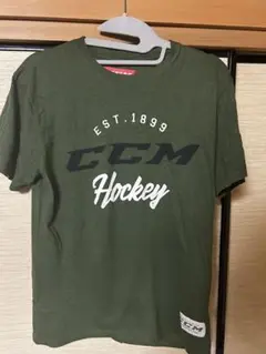 CCM Hockey Tシャツ Mサイズ(日本換算Lサイズ) オリーブグリーン