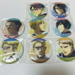 進撃の巨人 Ani-Art 缶バッジ リヴァイ ホログラム 8点セット
