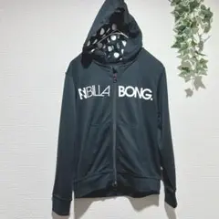 【ビラボン】 ジップアップパーカー ラッシュガード 130cm 黒