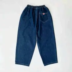 ダークブルー ワイドパンツ 新品タグ付き
