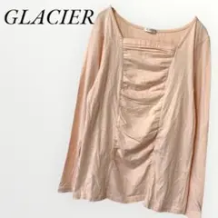 グラシア GLACIER カットソー スクエアネック ピンク 【L】 シンプル