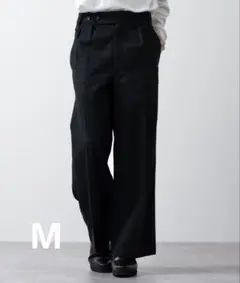 【CLEL】ミリタリーデザイン ヘビーウェイトグルカチノパンツ　ブラック