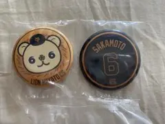 巨人 読売ジャイアンツ 坂本勇人 ライオンハヤト エニマイくじ E賞 缶バッジ