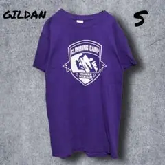 a108　【GILDAN】　Tシャツ　S　紫　クライミングキャンプ　クラブT
