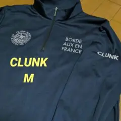 美品　クランクCLUNK 長袖ハーフジップシャツ　M