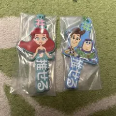 ディズニー ＃ハッシュタグつける 推せる アリエル ウッディ＆バズ セット