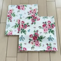 ローラアシュレイ■ナプキン■フリーファブリック■布■ピンク■新品新古2枚セット