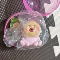 こびとづかん　カクレモモジリ　ソフビフィギュア　マスコット　ガチャガチャ