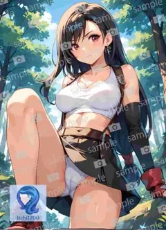 【まとめ買い割引対象】0154　アートポスター　A4サイズ　美女