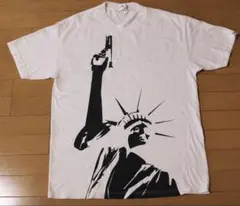 Akomplice 希少品 自由の女神×銃Tシャツ ホワイト