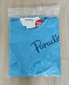 水色 Paradise Tシャツ 日本製　MENS M
