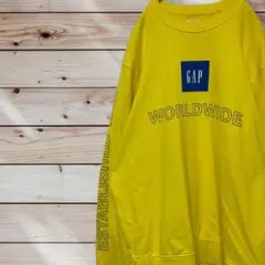 古着 OLDGAP ギャップ スウェット トレーナー ボックスロゴ ユニセックス