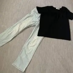 自由区 デニム パンツ 小さいサイズ30