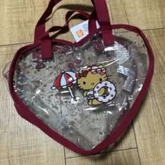 プティマイン 日焼けキティ ビニールバッグ プールバッグ