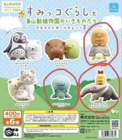 すみっコぐらしと東山動植物園のいきものたち マスコットボールチェーン2