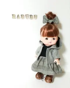 メルちゃん服　ソランちゃん服　レミンちゃん服　パーカーグレー