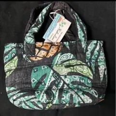 新品 タグ付 ハワイアン 中綿キルト ランチトートバッグ HulaLan