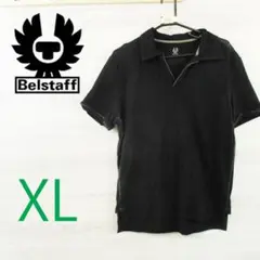 Belstaff●ベルスタッフ＜Tシャツ地 開襟 半袖シャツ＞M1420c