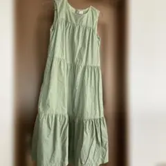 GAP ライトグリーン ノースリーブワンピース　XXL