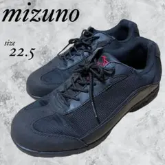 mizuno ミズノ シューズ スニーカー ブラック 22.5cm