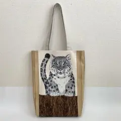 トートバッグ ユキヒョウ A4