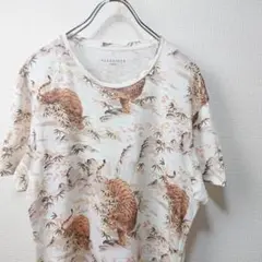 ALL SAINTS オールセインツ 虎柄 Tシャツ リネン混 XS 美品